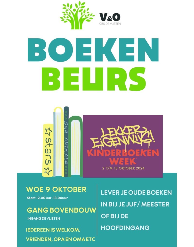 boekenbeurs 9 oktober 12.00-13.00